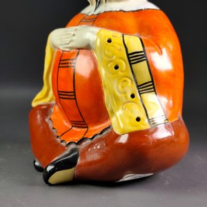 Sahumerio de Porcelana con Figura de Dignatario Chino, 19cm - imagen 5