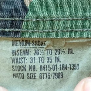 Pantalón de Combate Camuflado Woodland Talle M - imagen 3
