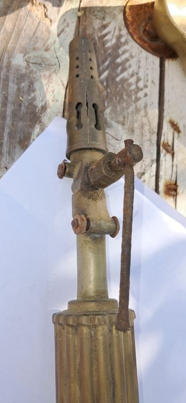 Soplete antiguo de bronce para venta - imagen 5