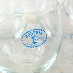 Diez copas en cristal bohemia para agua - imagen 4