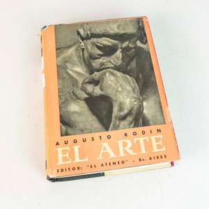Libro "El Arte de Augusto Rodin" Tapa Dura con Sobrecubierta - imagen 1