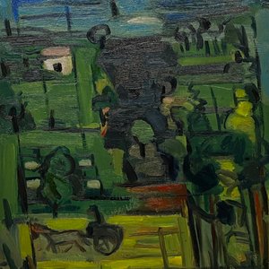 Lote siguiente: Oleo "Paisaje de las Chacras" de Miguel Angel Pareja - 47 x 37 cm