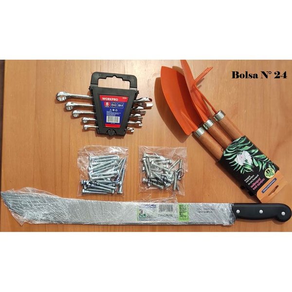 Kit de herramientas y maquinaria para jardinería