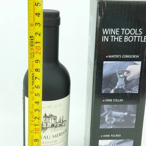 Set de Accesorios para Vino Estilo Botella Chateau Merlot - imagen 3