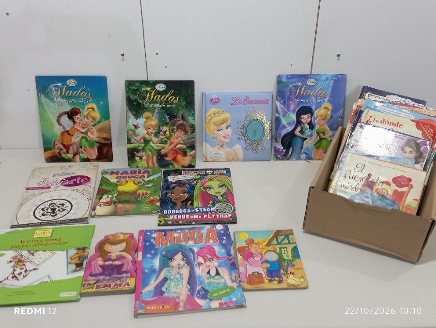 Lote de 43 Libros Infantiles Variados: Cuentos, Actividades y Personajes