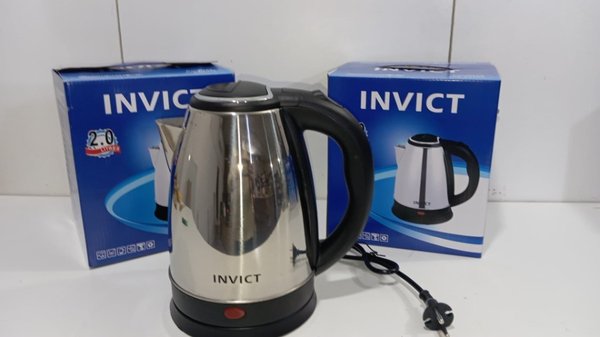 2 Jarras Eléctricas Invict de Acero Inoxidable, 2 Litros