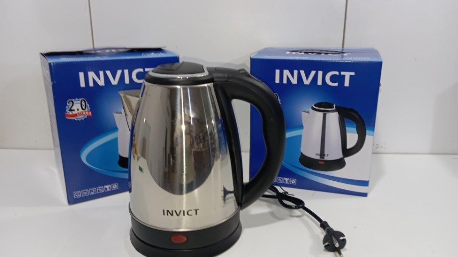 2 Jarras Eléctricas Invict de Acero Inoxidable, 2 Litros