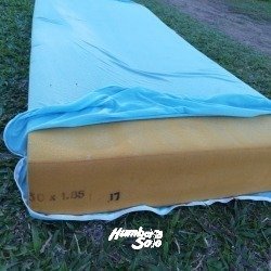Colchón de Espuma de Una Plaza con Funda Desmontable