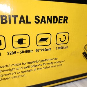 Lijadora Orbital Norstar 150W Nueva en Caja con Accesorios - imagen 3