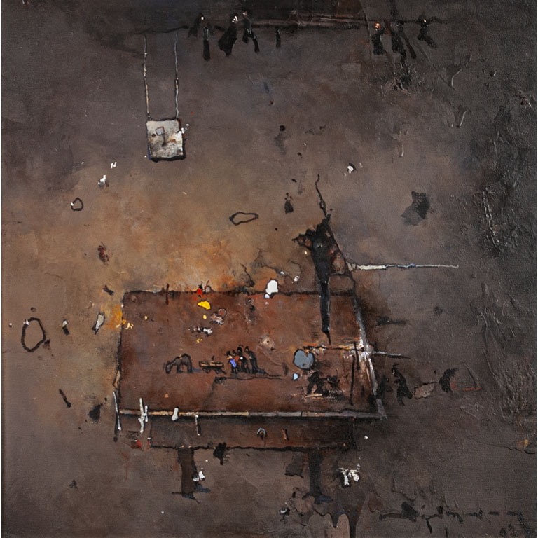 Lote siguiente: Bruno Widmann: Romance - Óleo sobre tela, 61 x 61 cm. Firmado abajo derecha