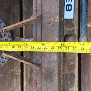 Anafe a gas de dos quemadores, estructura de Metal Con Detalles de Oxidación. - imagen 7