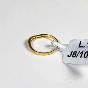 Anillo de Oro 18k con Topacios y Zafiros Talla 15 mm - imagen 4