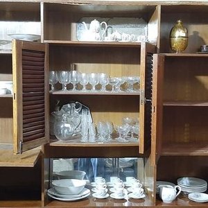 Modular de Madera Enchapad con 9 Puertas, Cajones y Estantes - imagen 3