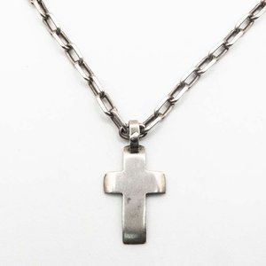 Cadena de Plata con Cruz - Joyería Masculina - imagen 1