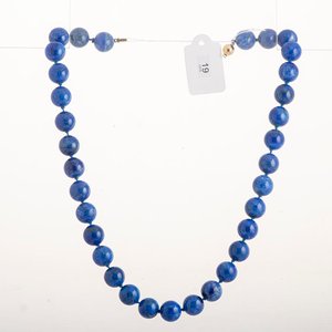 Conjunto de Collar y Pulsera de Lapislázuli Azul - imagen 2