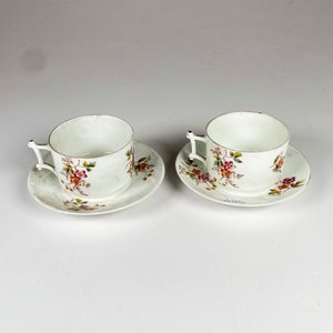 Dos tazas de te porcelana limoges, con platillos - imagen 2