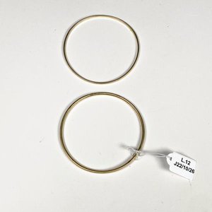 Lote anterior: Par de Esclavas Enchapadas Doradas