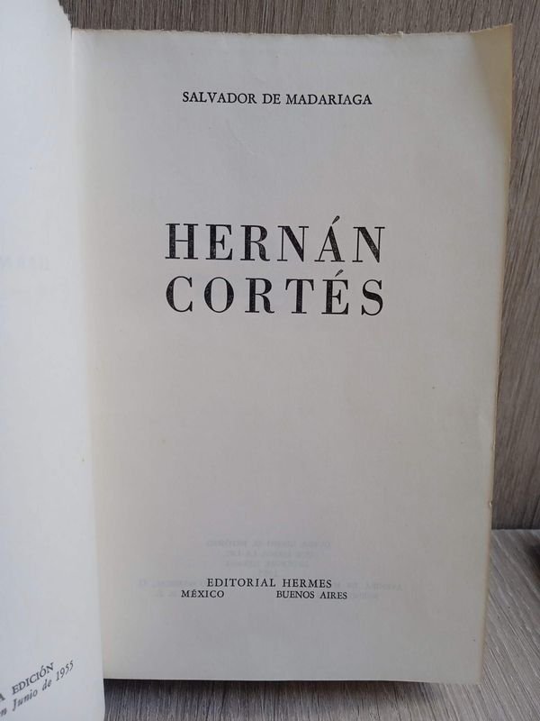 Libro de Historia de Hernán Cortés en buen estado - imagen 2