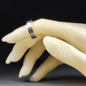 Anillo de Plata 925 Liso Talla 11 - imagen 5