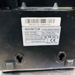 Ticketera Térmica Xprinter XP-E200L 80mm Usada - imagen 2