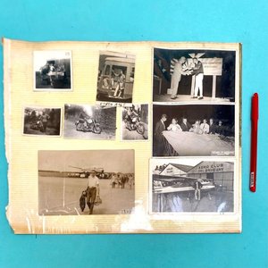 Lote anterior: Álbum de Fotos Antiguas: Aviones, Aeropuertos, Motos y Tranvía