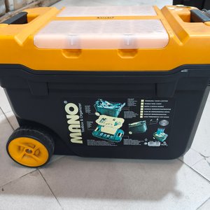 Caja de Herramientas Mano con Ruedas y Compartimentos Transparentes - imagen 2
