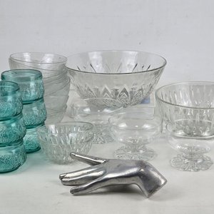 Bols y Compoteras de Vidrio y Cristal con Diseños Tallados - imagen 1