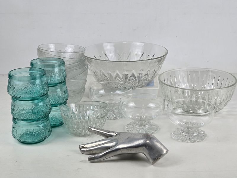 Bols y Compoteras de Vidrio y Cristal con Diseños Tallados