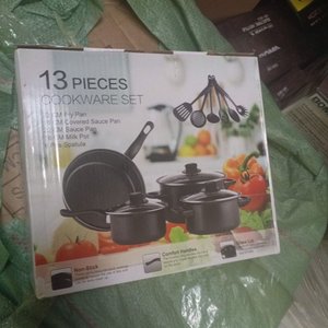 Batería de Cocina de Aluminio con Granito y Baquelita (13 Piezas) - imagen 2