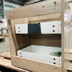 Mueble de Baño con Dos Cajones y Tiradores Integrados - imagen 4