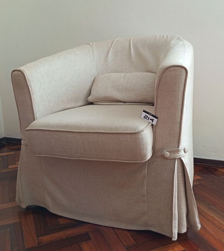 Sillón Individual Estilo Contemporáneo con Cojín Suelto