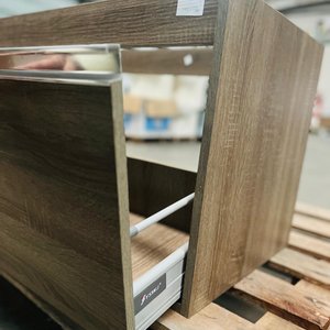 Mueble de Baño con Cajón Color Madera Oscura - imagen 4