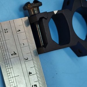 Par de Anillas/Montajes Negros para Mira de Arma, Nuevas - imagen 4