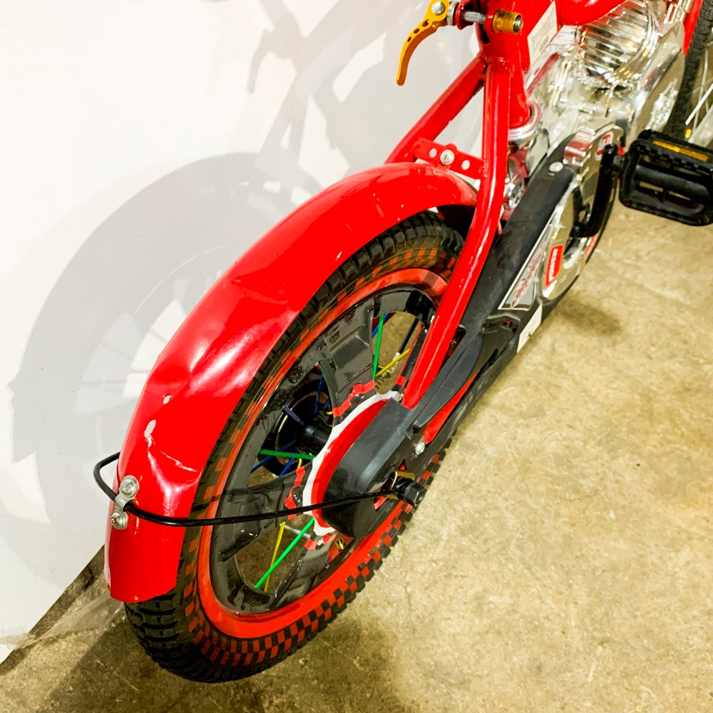 Bicicleta infantil rodado 18 color rojo en venta - imagen 2