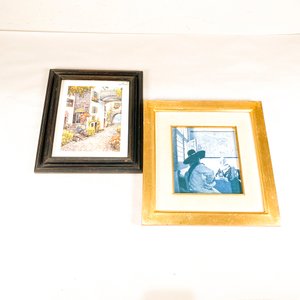 Lote anterior: Dos Láminas Decorativas: Fachada Italiana y Escena Interior