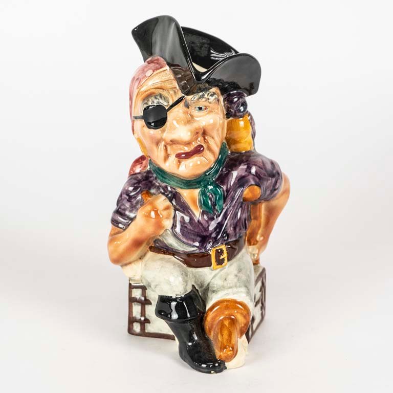Lote anterior: Jarra de vino cerámica inglesa personaje pirata