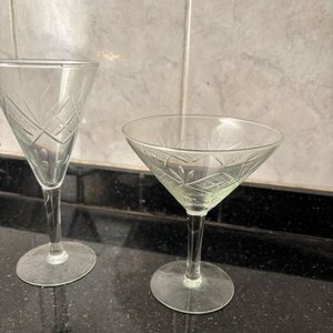 Juego de 38 Copas de Cristal Tallado - imagen 3