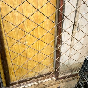 Una reja de hierro varilla rombo 150 x 272 cm - imagen 4