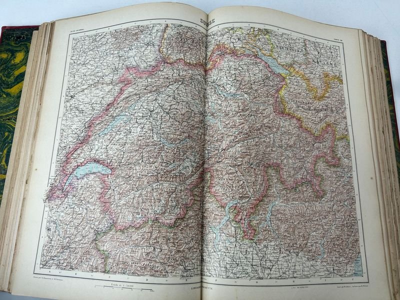 Atlas Universal de Geografía, Vivien de Saint-Martin & Schrader, Nueva Edición - imagen 5