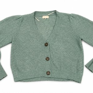Lote siguiente: Cardigan de Hilo Verde Talle M con Botones