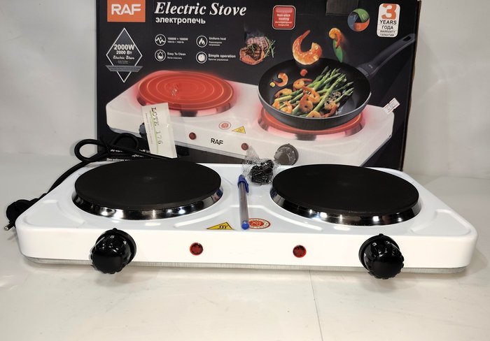 ANAFE 2 DISCOS ESPIRAL ULTRA RAPIDO, TERMOSTATOS INDEPENDIENTES - imagen 4