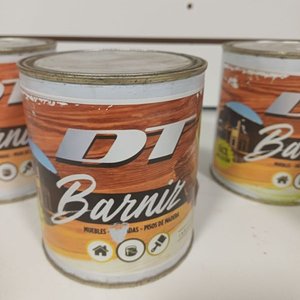 4 Latas de Barniz DT Barniz Natural 1 Litro - imagen 3