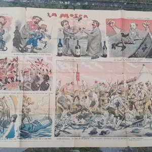 Periódico "La Mosca" de Octubre 1905 - Prensa Satírica Uruguaya - imagen 6