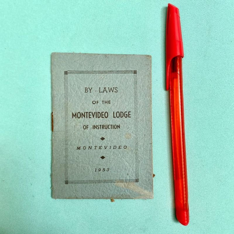 Estatutos Masonería Logia de Instrucción Montevideo 1953