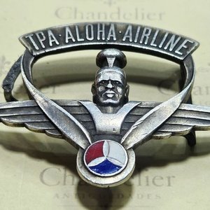 Lote anterior: Hebilla de Plata Sterling "TPA Aloha Airline" con Detalle Esmaltado