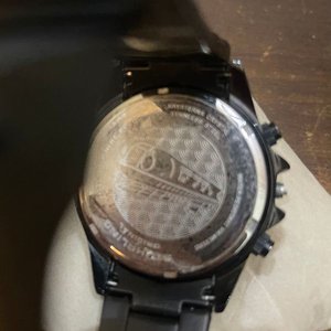 Reloj Stührling Original Cronógrafo Black & Rose Gold Lujo - imagen 5