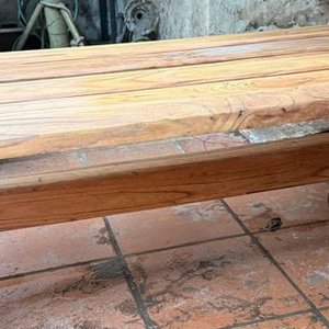 Banco de Jardín Macizo en Madera de Paraíso - imagen 2