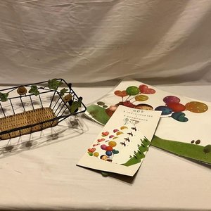 Cesta Decorativa de Alambre y Set de Individuales y Posavasos Infantiles - imagen 2