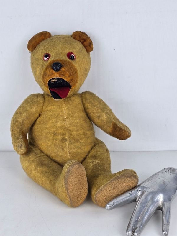 Oso de Peluche Antiguo Juguete Vintage