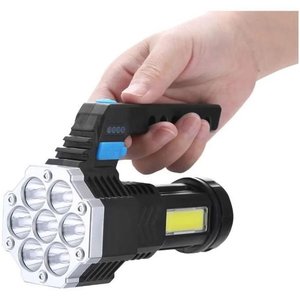 Linterna LED Potente con 7 Luces, 4 Niveles de Intensidad y Indicador de Batería - imagen 3